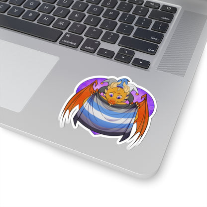 Sticker - Ravi has Demi-Boy Pride - LGBTQIA+