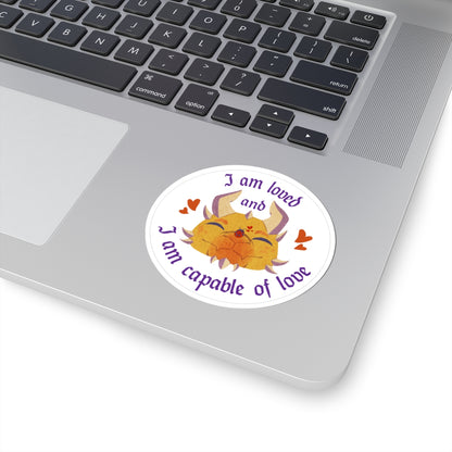 Ravi Sticker – I Am Loved and Capable of Love by SharronVan