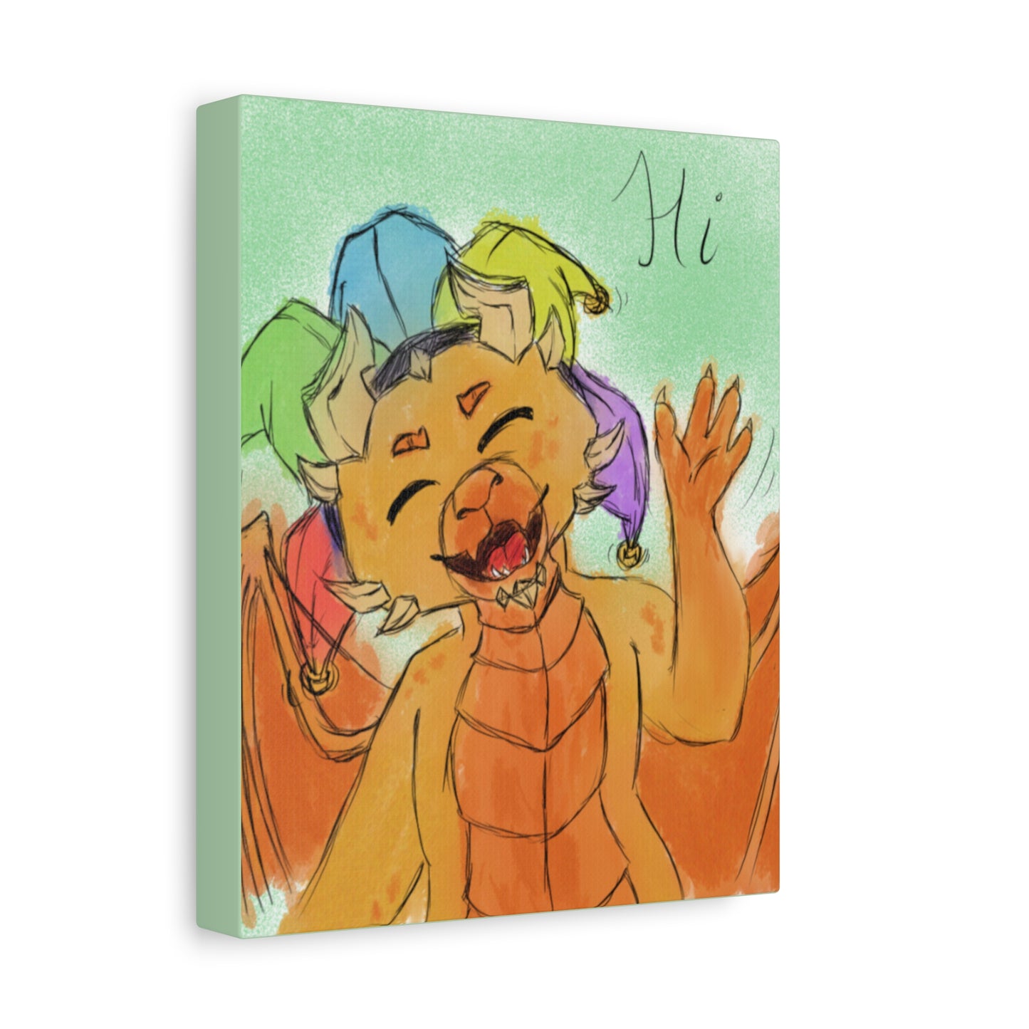 Canvas Print – Ravi Waving “Hi” by FoeTwentyFour