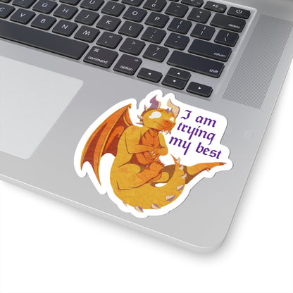 Ravi Sticker – I Am Trying My Best by SharronVan