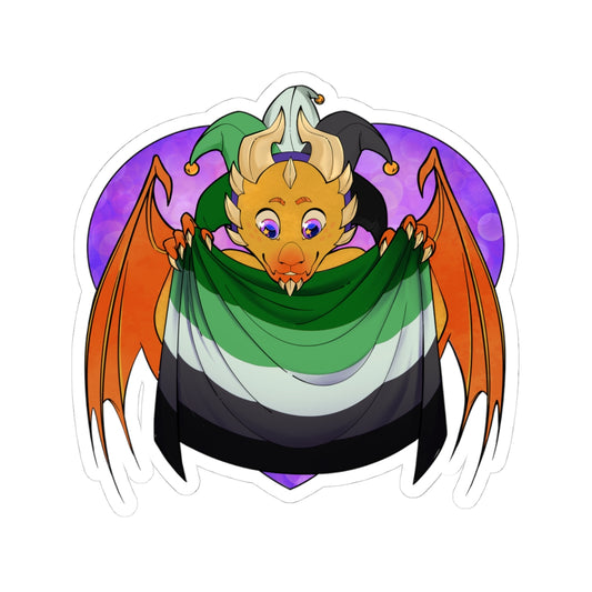 Sticker - Ravi has Aromantic Pride - LGBTQIA+
