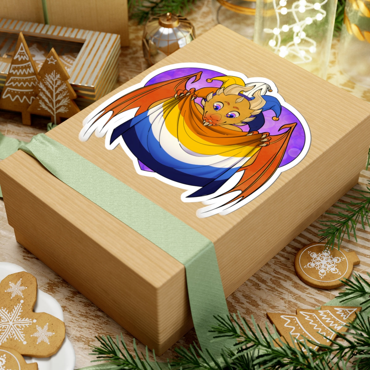 Ravi Sticker – Aro-Ace Pride by TheDoodler