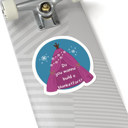 Sticker - Blanket Fort - Parody Merch