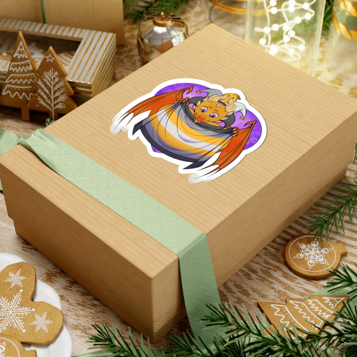 Ravi Sticker – Demi-Gender Pride by TheDoodler