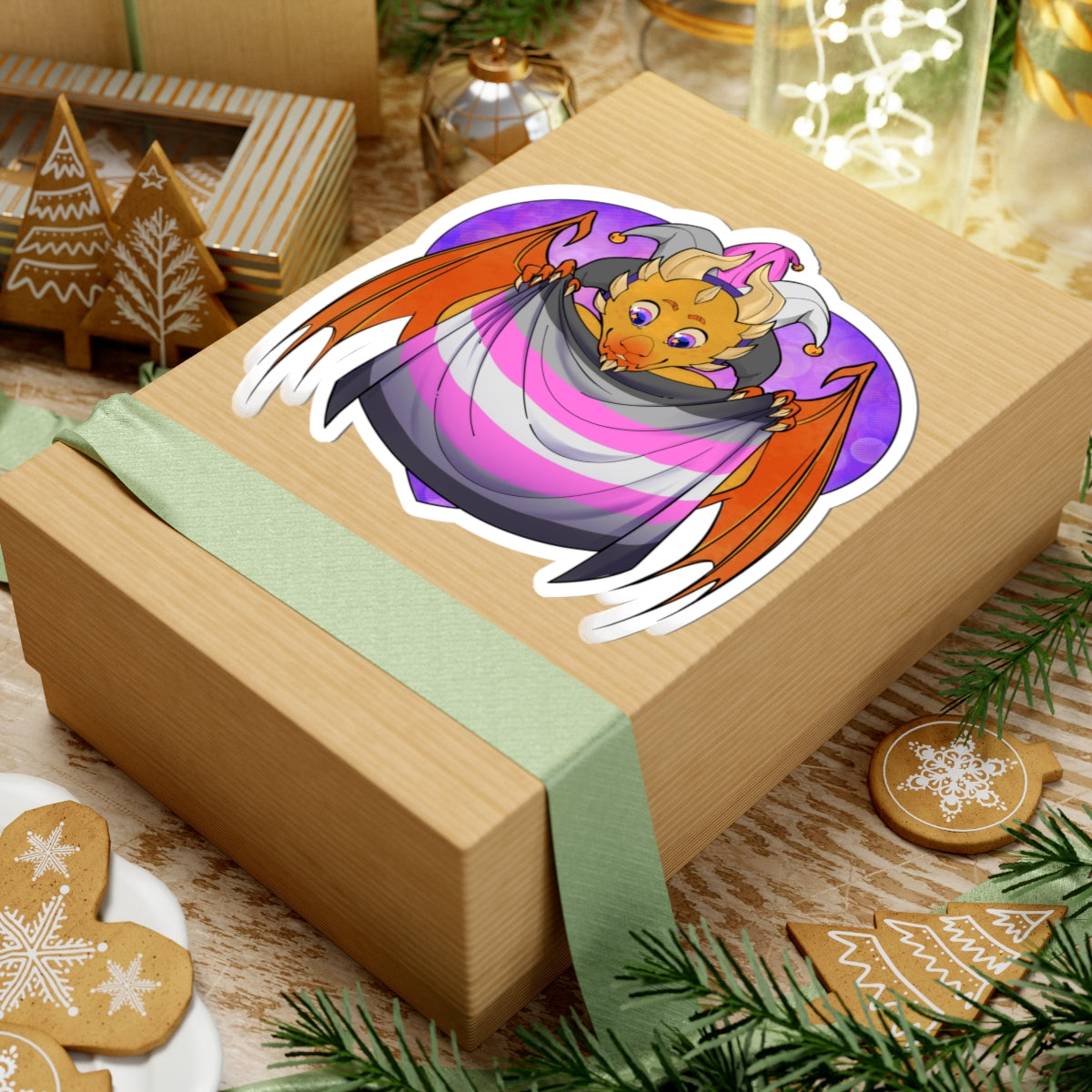 Ravi Sticker – Demi-Girl Pride by TheDoodler