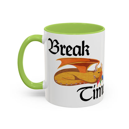Coffee Mug - "Break Time" - Sleeping Ravi