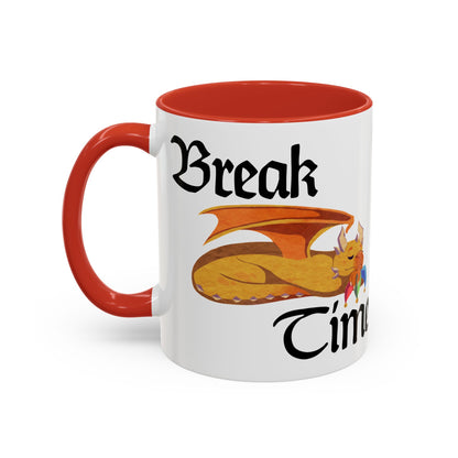 Coffee Mug - "Break Time" - Sleeping Ravi