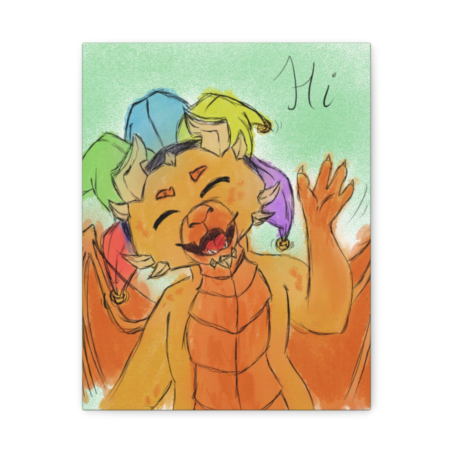 Canvas Print – Ravi Waving “Hi” by FoeTwentyFour