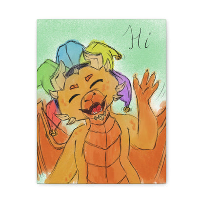 Canvas Print – Ravi Waving “Hi” by FoeTwentyFour