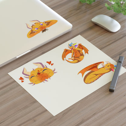 Sticker Sheet – Ravi the Dragon by SharronVan
