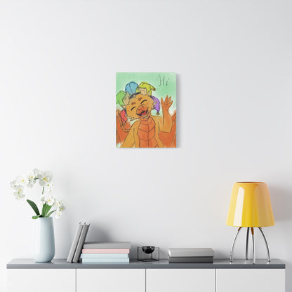 Canvas Print – Ravi Waving “Hi” by FoeTwentyFour