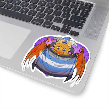 Ravi Sticker – Demi-Boy Pride by TheDoodler