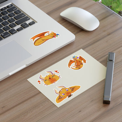 Sticker Sheet – Ravi the Dragon by SharronVan