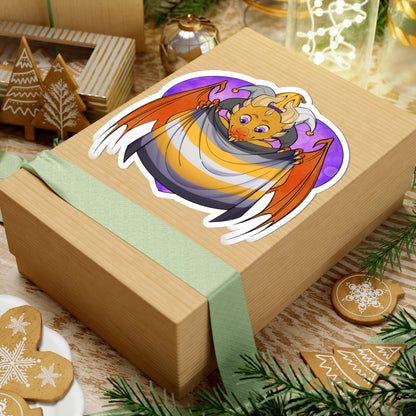 Ravi Sticker – Demi-Gender Pride by TheDoodler