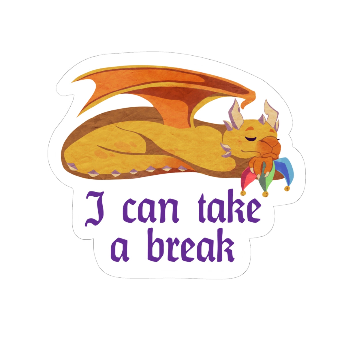 Sticker - "I Can Take A Break" - Ravi Quote