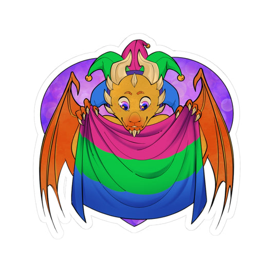 Sticker - Ravi has Polysexual Pride - LGBTQIA+