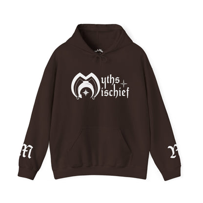 Hooded Sweatshirt with Myths and Mischief Logo