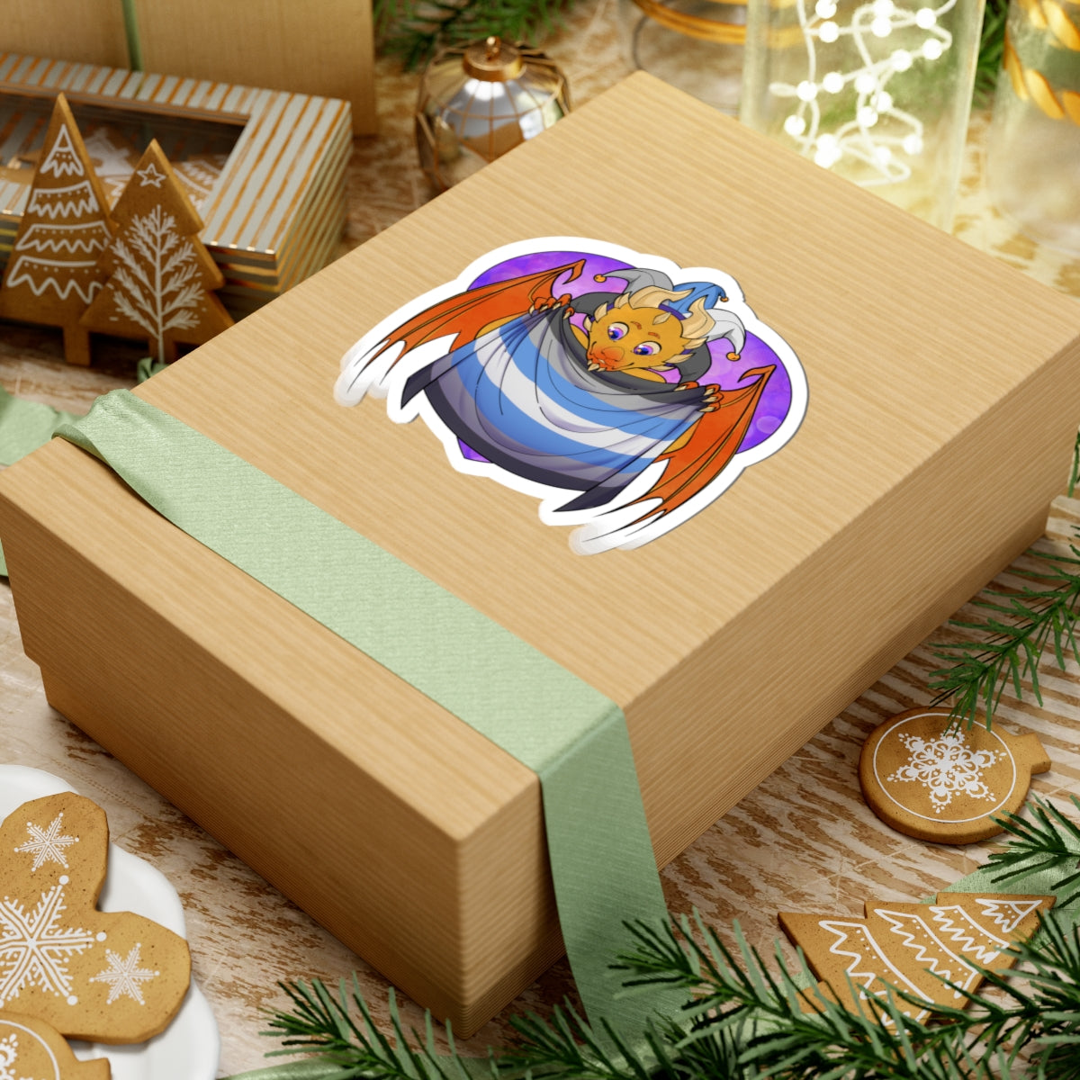 Ravi Sticker – Demi-Boy Pride by TheDoodler