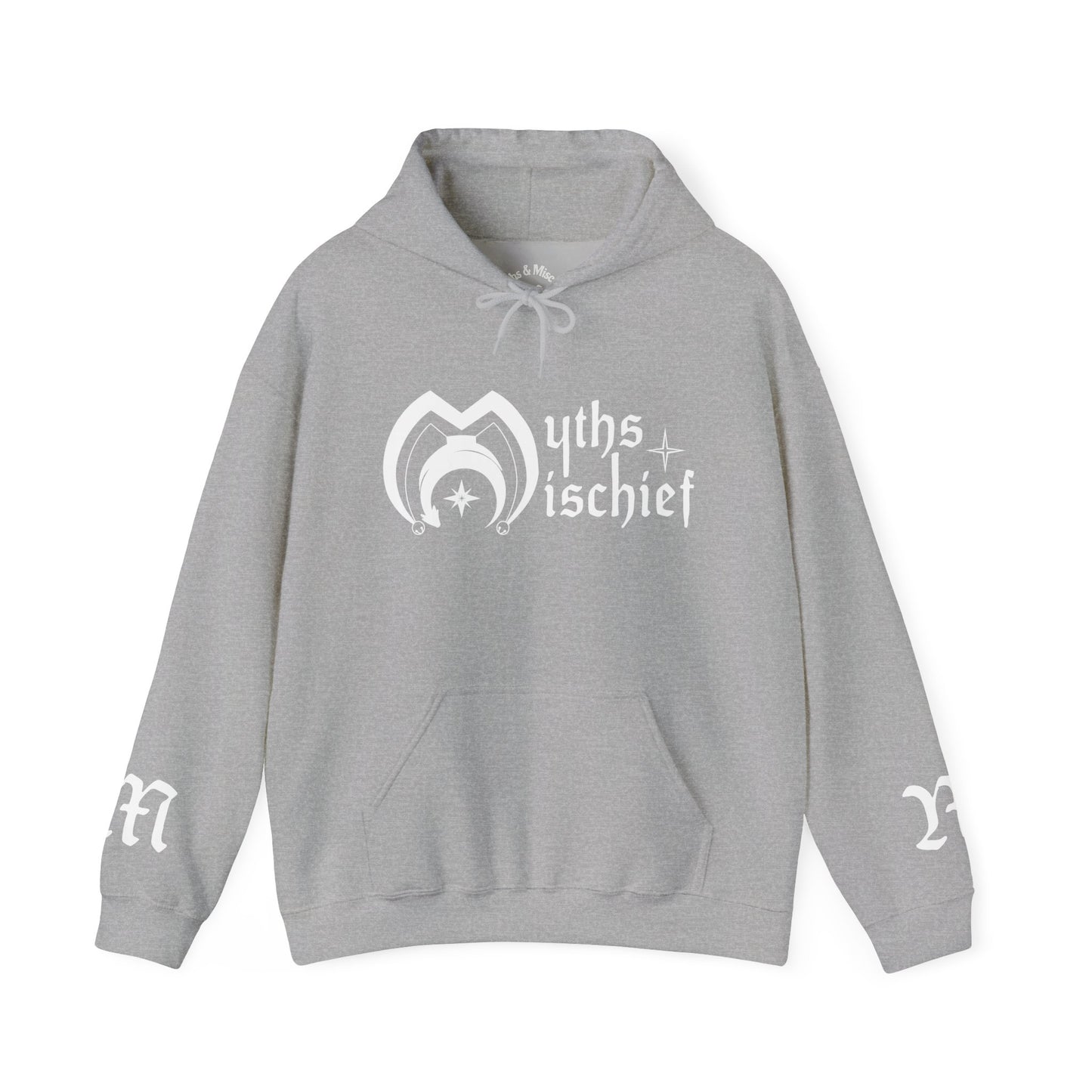 Hooded Sweatshirt with Myths and Mischief Logo