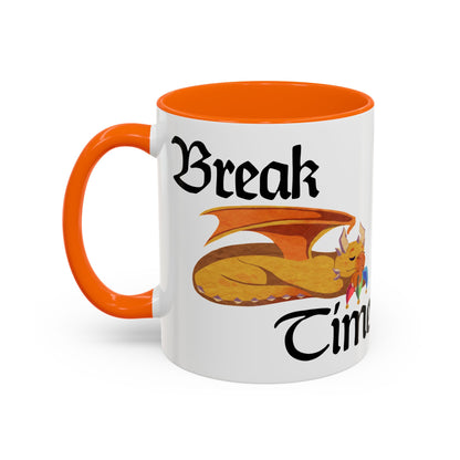 Coffee Mug - "Break Time" - Sleeping Ravi