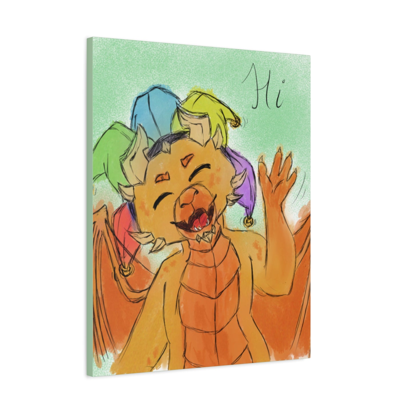 Canvas Print – Ravi Waving “Hi” by FoeTwentyFour