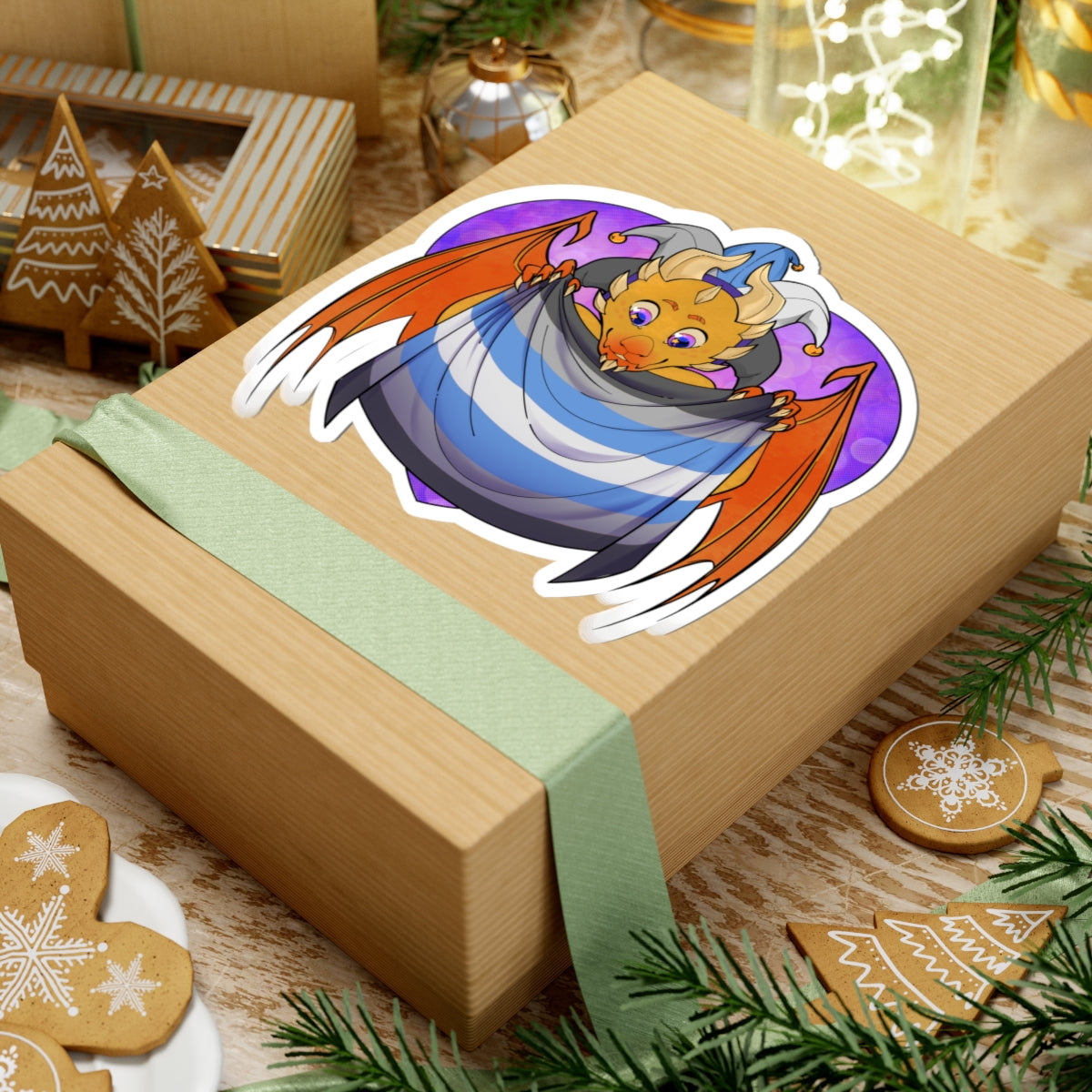 Ravi Sticker – Demi-Boy Pride by TheDoodler