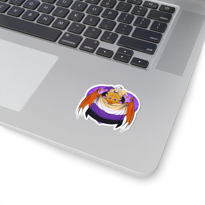 Sticker - Ravi has Non-Binary Pride - LGBTQIA+