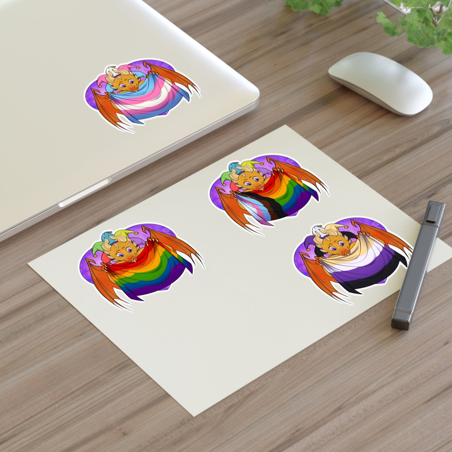 Sticker Sheet – Ravi Loves Pride by TheDoodler