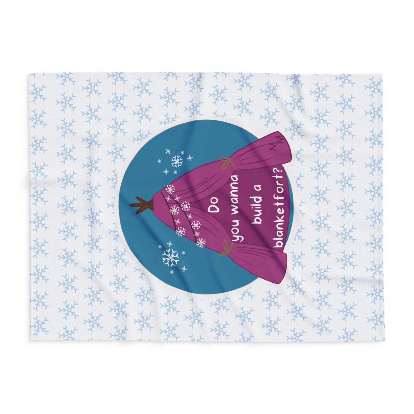 Fleece Blanket - Blanket Fort - Parody Merch