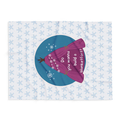 Fleece Blanket - Blanket Fort - Parody Merch