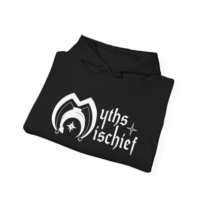 Hooded Sweatshirt with Myths and Mischief Logo