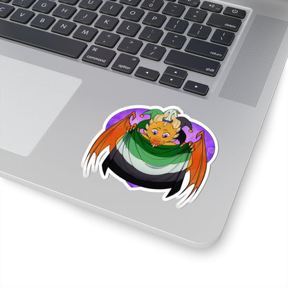 Sticker - Ravi has Aromantic Pride - LGBTQIA+