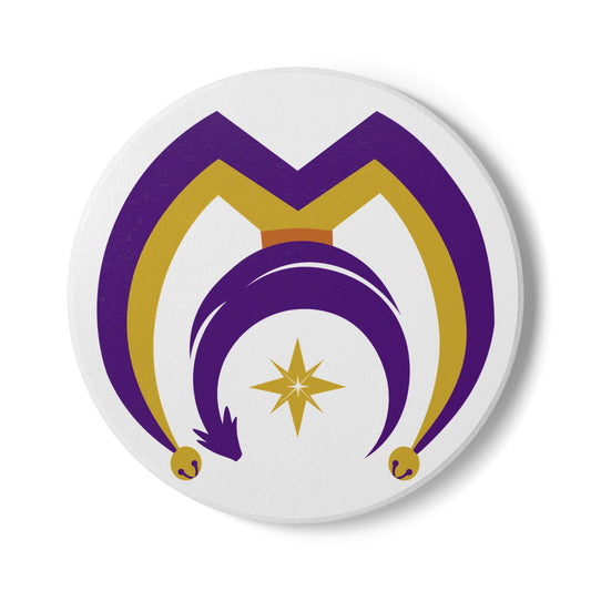 Coaster - Myths & Mischief - Logo