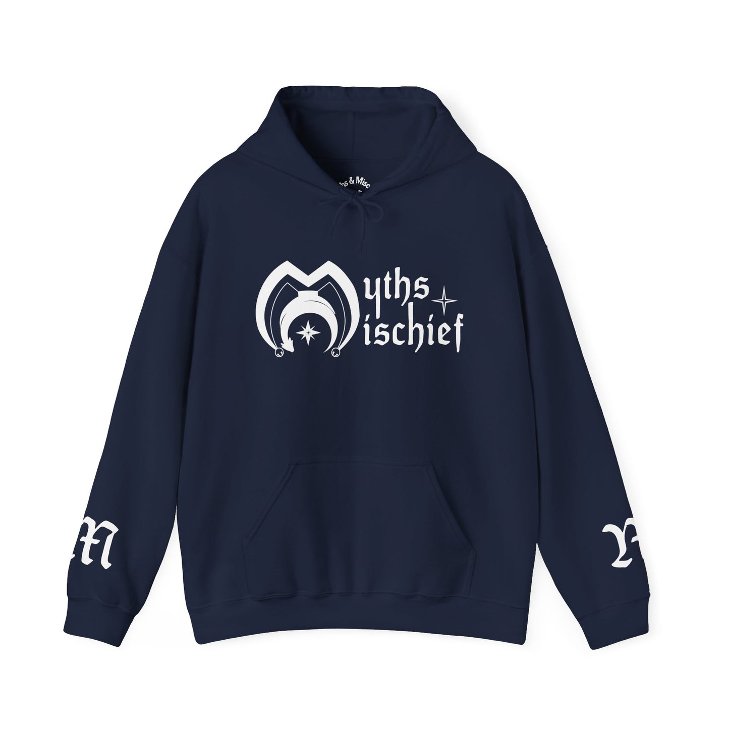 Hooded Sweatshirt with Myths and Mischief Logo