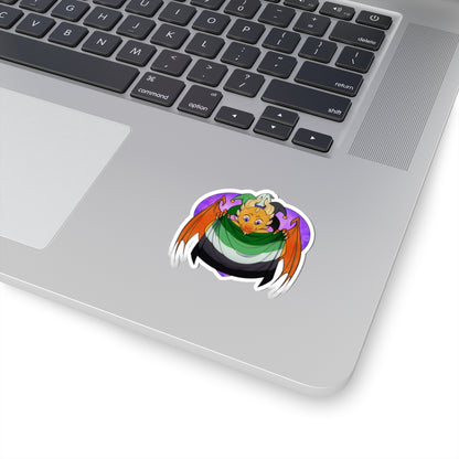 Sticker - Ravi has Aromantic Pride - LGBTQIA+