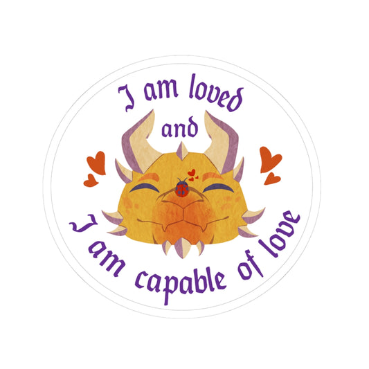 Sticker - "I Am Loved and I Am Capable of Love" - Ravi Quote