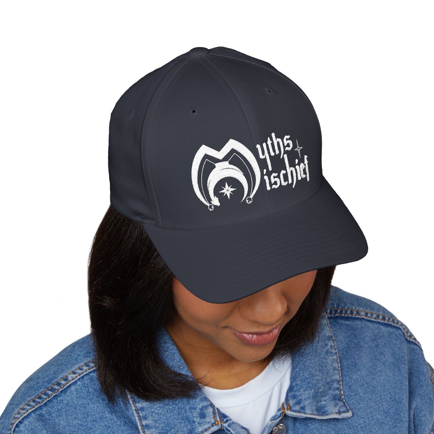 Baseball Cap with Myths and Mischief Logo