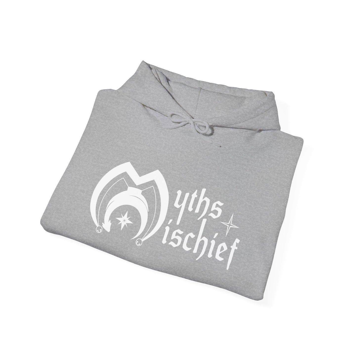 Hooded Sweatshirt with Myths and Mischief Logo