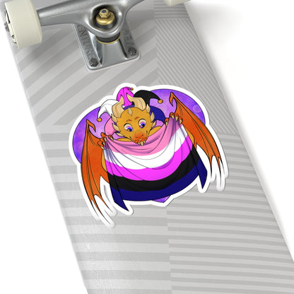 Sticker - Ravi has Genderfluid Pride - LGBTQIA+