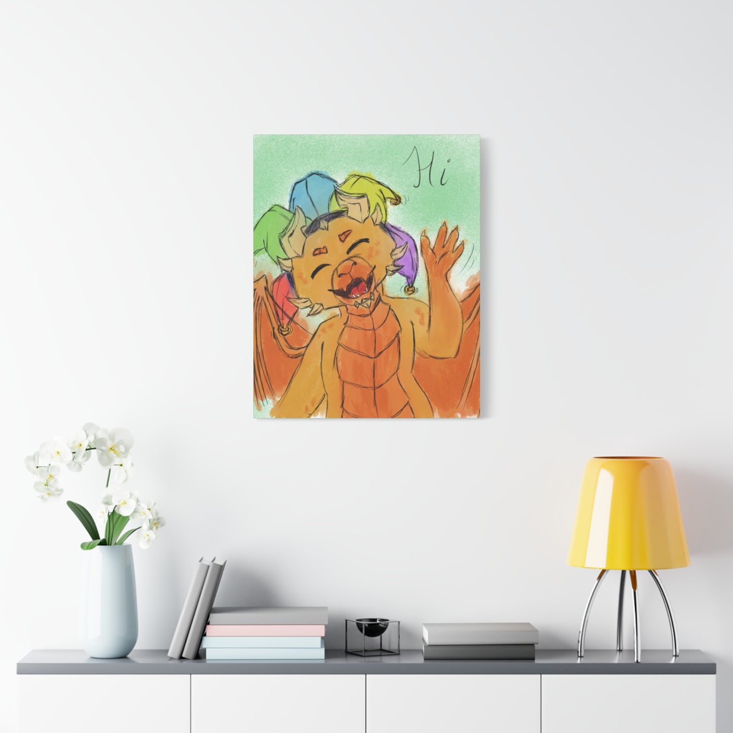 Canvas Print – Ravi Waving “Hi” by FoeTwentyFour
