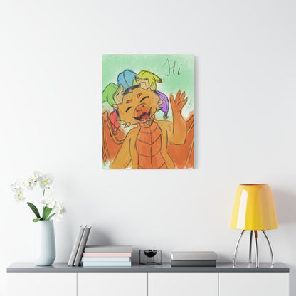 Canvas Print – Ravi Waving “Hi” by FoeTwentyFour