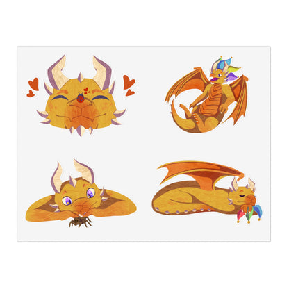 Sticker Sheet – Ravi the Dragon by SharronVan