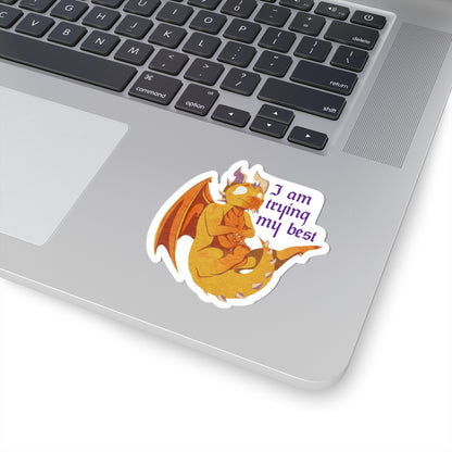Sticker - "I Am Trying My Best" - Ravi Quote
