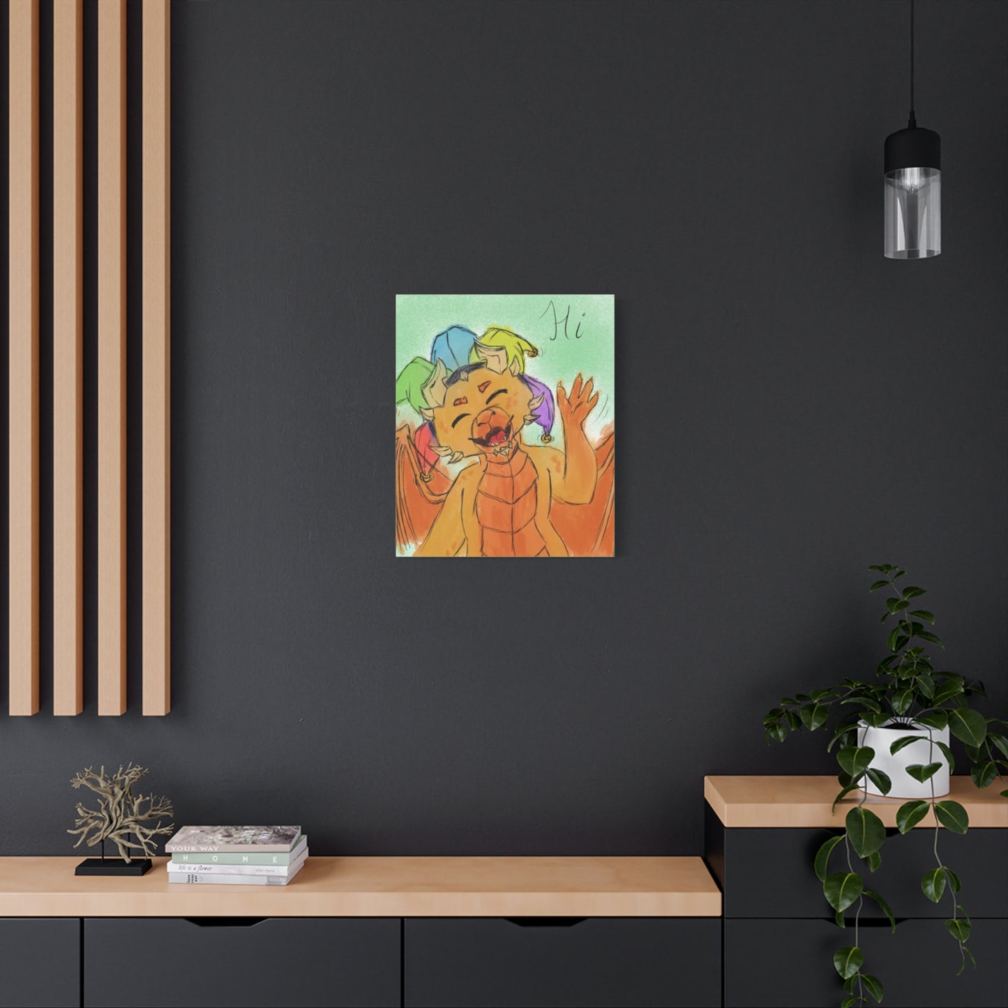 Canvas Print – Ravi Waving “Hi” by FoeTwentyFour