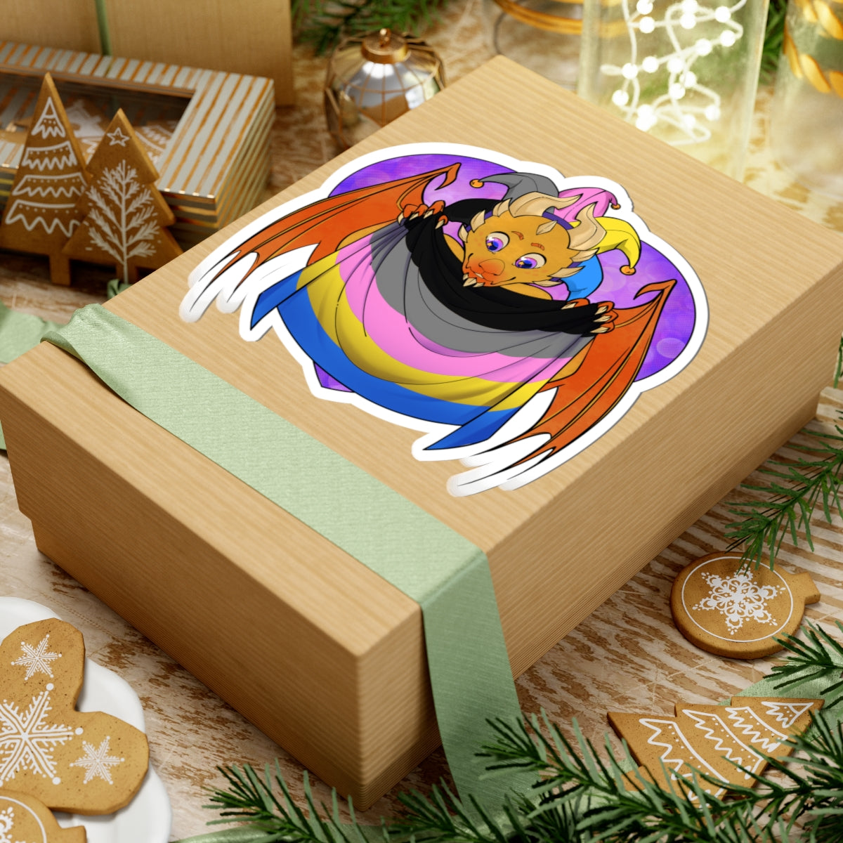 Ravi Sticker – Poly-Gender Pride by TheDoodler