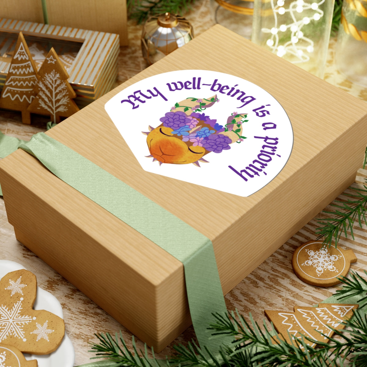 Ravi Sticker – My Well-Being Is a Priority by SharronVan