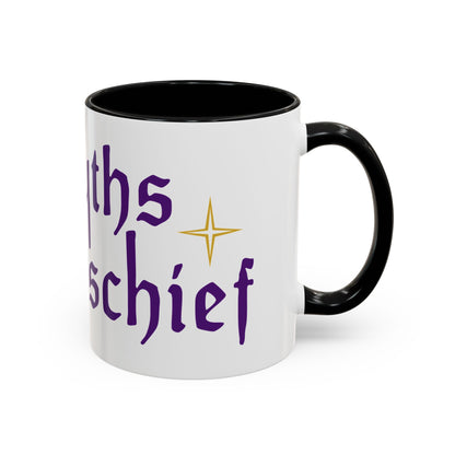 Coffee Mug with Myths and Mischief Logo