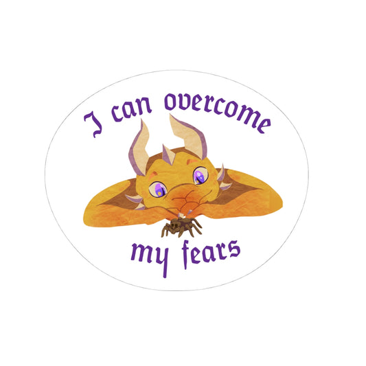 Sticker - "I Can Overcome My Fears" - Ravi Quote