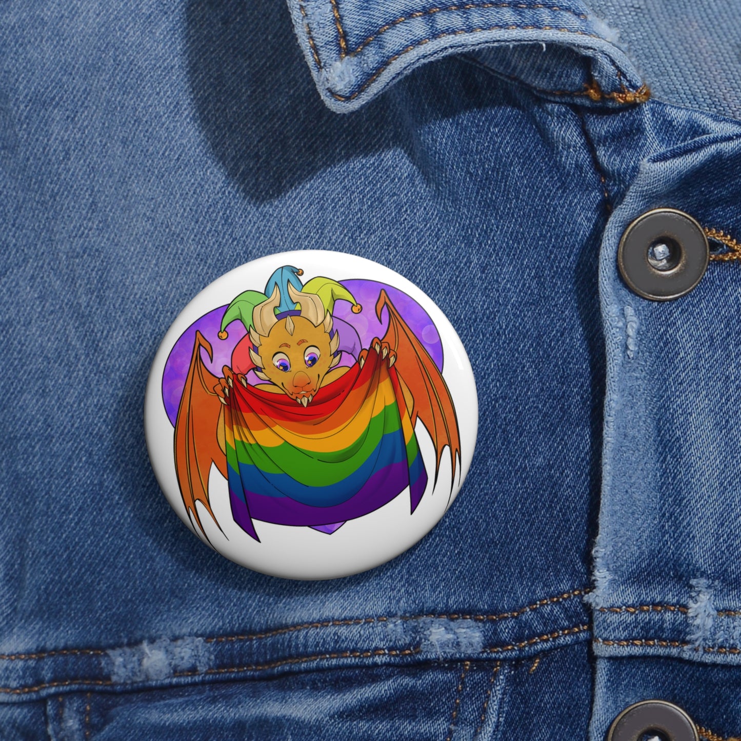 Pin Button – LGBTQIA+ Pride by TheDoodler