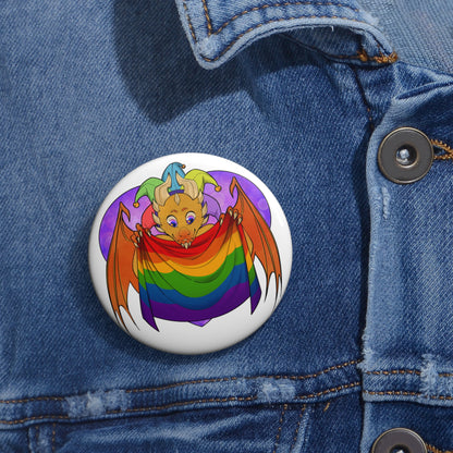 Pin Button – LGBTQIA+ Pride by TheDoodler